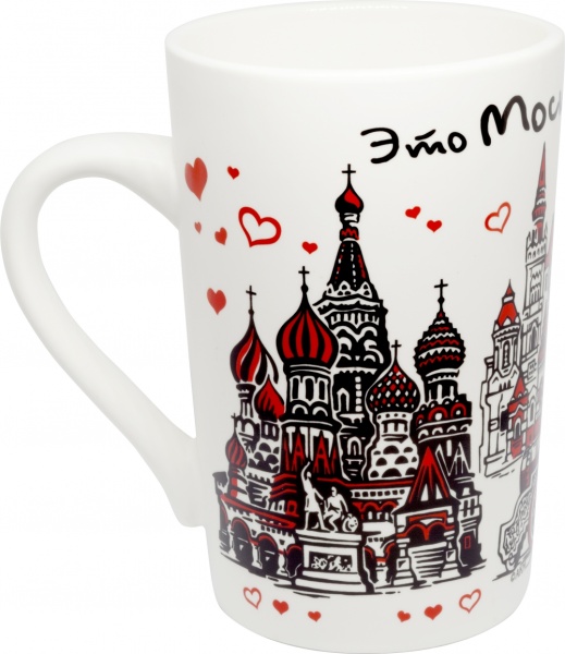 Кружка матовая "From Moscow with love", объём 300 мл арт 897533
