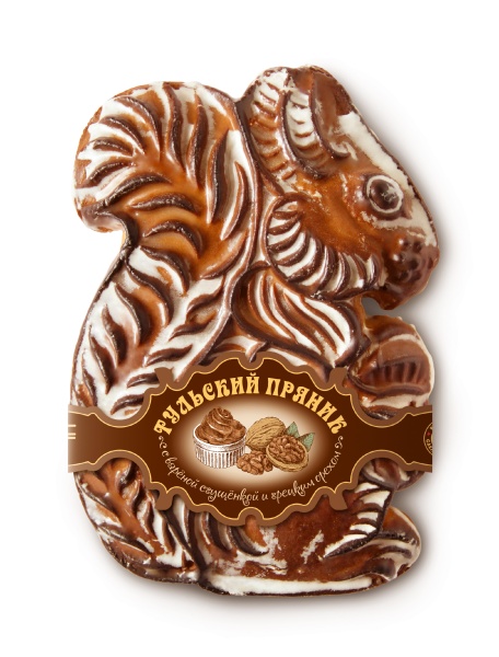 "Белочка" с начинкой из сгущенки и грецкого ореха, 350 гр. арт. 8975344