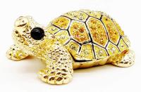 картинка Шкатулка Фаберже черепаха 5х3 см. арт. 76422 