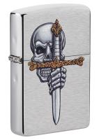 картинка Зажигалка Sword Skull Design ZIPPO 49488  подарок