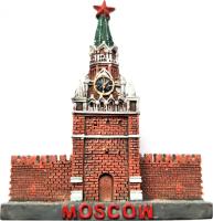  Фигурка Москва, Спасская башня 9 см. арт. 6001002101 магазин сувениров Наши подарки