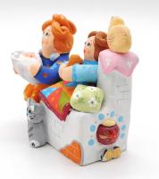  Ковровская игрушка "Печька с детьми" 10х10 см. арт. 878980313 магазин сувениров Наши подарки