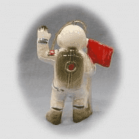 Майолика елочная игрушка "Космонавт" арт. 1118552 