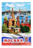 картинка Магнит Москва 10х7 см. арт. 765225 магазин сувениров Наши подарки