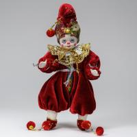 Интерьерная кукла Бархатный клоун арт. 877445