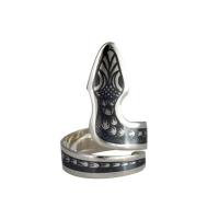 картинка Необычные кольца из серебра "Змейка" Арт: 10020494А05 