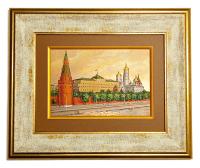 Картина офорт на меди с эмалью Москва 27х22 см арт. 78975256