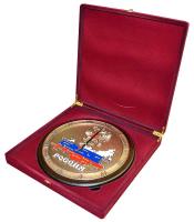 Настенные часы "Карта России" в подарочной упаковке 29х29см Арт. 19-344