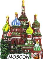  Магнит рельефный "Moscow", 7х5 см арт. 02200401901 