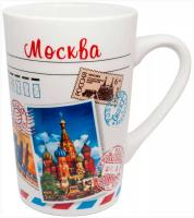  Кружка сувенирная "Москва марки" 350 мл. арт. 7844328 магазин сувениров Наши подарки