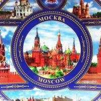  Тарелка сувенирная "Панорама Кремля" 15х15см Арт. 270219328 магазин сувениров Наши подарки