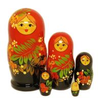 Матрешка сувенирная 10 см 5 мест арт. 6754439