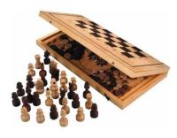  Набор игр 3 в 1: "Нарды+шахматы+шашки" Артикул: 5202 