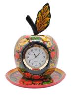 часы яблоко хохлома 18х10 см. арт. 5788733