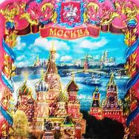картинка Магниты с Москвой "Кремль" 8х6см Арт. 140219257 магазин сувениров Наши подарки