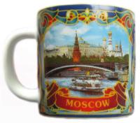  Мини-кружка "Москва", высота 4 см арт 68633 магазин сувениров Наши подарки