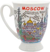  Кружка "Москва", объём 300 мл арт 887533 магазин сувениров Наши подарки