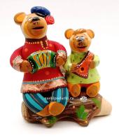  Медведи свисток 14х10 см. арт. 64998 магазин сувениров Наши подарки