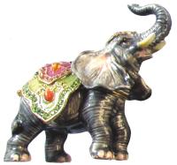 картинка Шкатулка "Слон с поднятым хоботом" арт. BP2100K1 