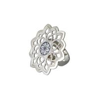 картинка Необычные кольца из серебра "Снежинка" Арт: 10020507А05 