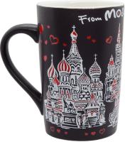  Кружка матовая "From Moscow with love" 350 арт 8768344 магазин сувениров Наши подарки