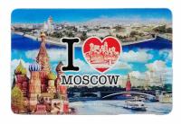 картинка Магнит Москва 9х6 см. арт. 765225 магазин сувениров Наши подарки