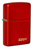  Зажигалка Classic Metallic Red ZIPPO 49475ZL магазин сувениров Наши подарки