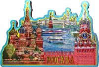  Магнит фольгированный Москва ,фигурный арт. 02509019K23 