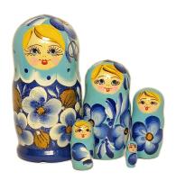 Матрешка сувенирная 10 см 5 мест арт.57656660
