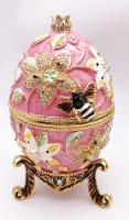 картинка Яйцо под Фаберже "С пчелой" розовое 16 см. арт. 7645654 