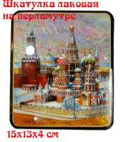 Шкатулка лаковая на перламутре