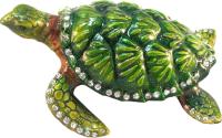 картинка  Шкатулка "Морская черепаха" со стразами арт. BP1891B1 