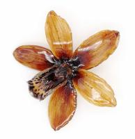  Цветок орхидея в ювелирной смоле 7х7 см. арт. 63223 
