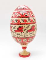 Мезенская роспись. Пасхальное яйцо на подставке 15х8 см. арт. 234327204 магазин сувениров Наши подарки