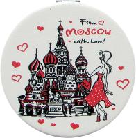  Зеркало мягкое Москва, диаметр 7 см арт. 898644 магазин сувениров Наши подарки