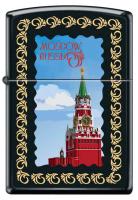  Зажигалка Московский кремль ZIPPO 218 MOSCOW KREMLIN FRAMED магазин сувениров Наши подарки