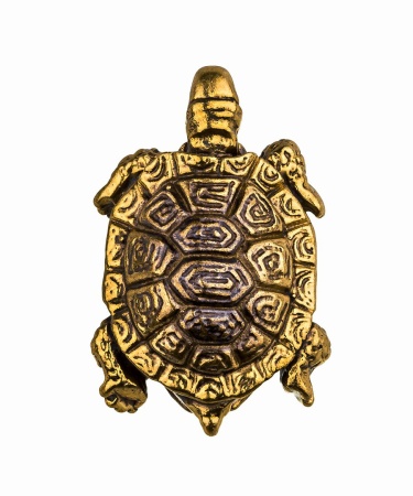 Фигурка из латуни Черепаха без подставки 30х10 мм. арт. 773.1