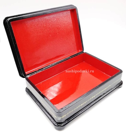 Шкатулка палех тройка 17х12 см. арт. 98751 