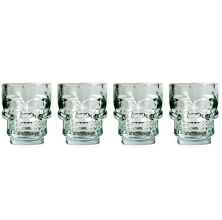  Набор рюмок "Черепа"(4 шт.) Артикул: 9078 