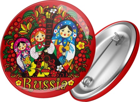 картинка Значок МАТРЕШКИ арт. 436584 магазин подарков