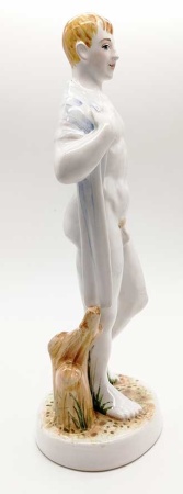 Ярославская майолика "Купальщик" 21 см. арт. 67436 