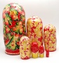 Матрешка "Кудрина" 7 мест 21см арт. 657842222