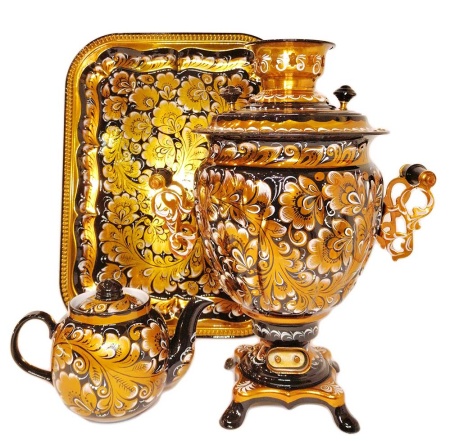 Самовар электрический набор 3 литра "Кудрина" арт. 7222622 