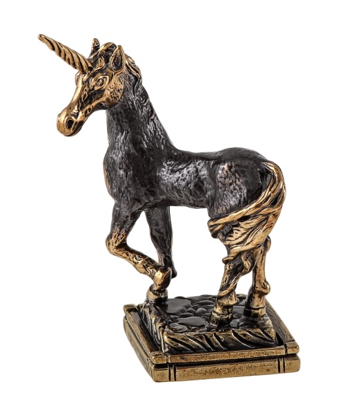 Лошадь Единорог без подставки 40х60 мм. арт. 1599.1