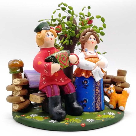 Ковровская игрушка "Яблонька" 20 см. арт.  543345