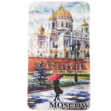 Магниты с Москвой "Храм Христа Спасителя" 9х5см Арт. 140219262
