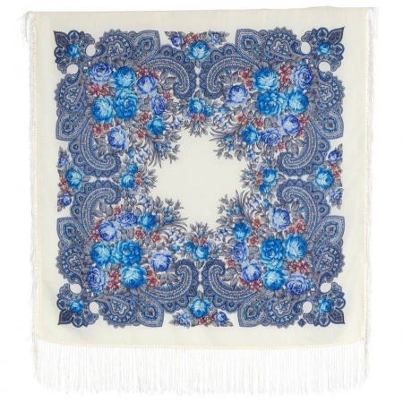 Павлопосадский платок «НЕЗНАКОМКА» 779-0 