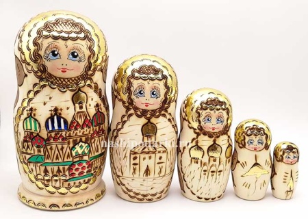 Матрешка Жжонка 5 мест 18см арт. 852533