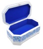 Шкатулка ромбик под гжель 11х17х7 см. арт. 7672232