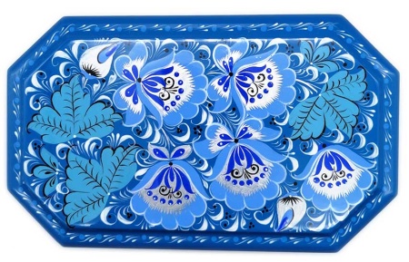 Шкатулка синяя 17х10 см. арт. 584733